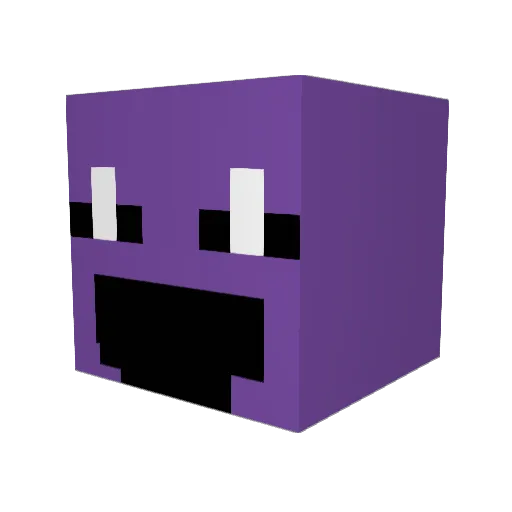 guppest Minecraft avatar head, 3D render