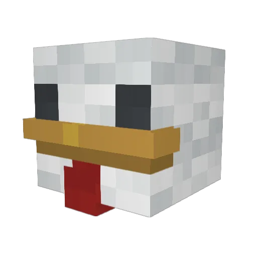 guppy1089 Minecraft avatar head, 3D render