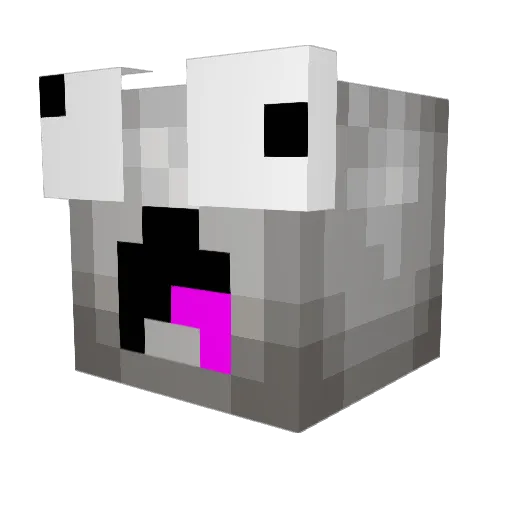 gupy0042 Minecraft avatar head, 3D render