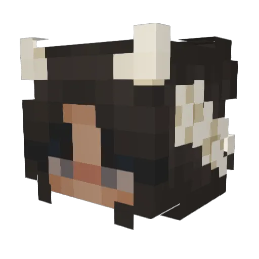 gurem Minecraft avatar head, 3D render