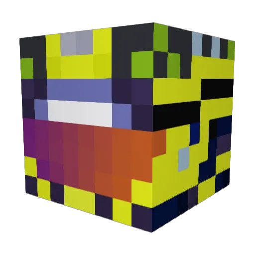 guricane Minecraft avatar head, 3D render
