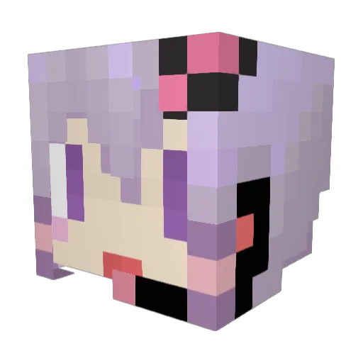 guriko8901 Minecraft avatar head, 3D render
