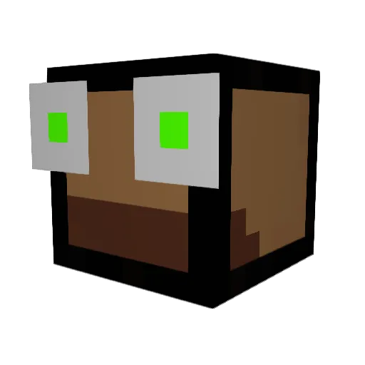 guriseRIN Minecraft avatar head, 3D render
