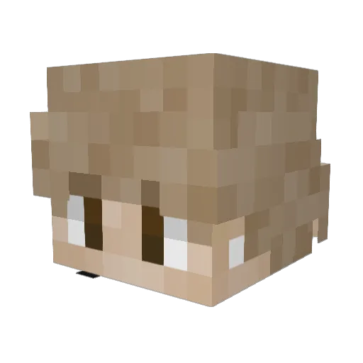 gurkenjack Minecraft avatar head, 3D render