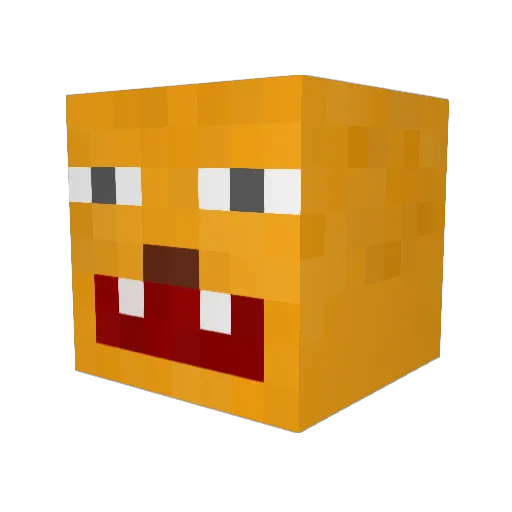gurnard0122 Minecraft avatar head, 3D render