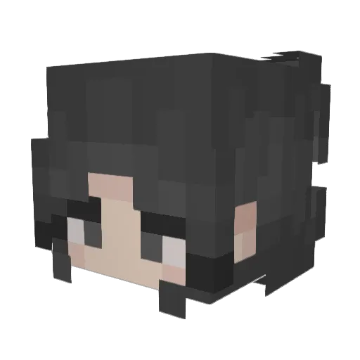 gurneett Minecraft avatar head, 3D render