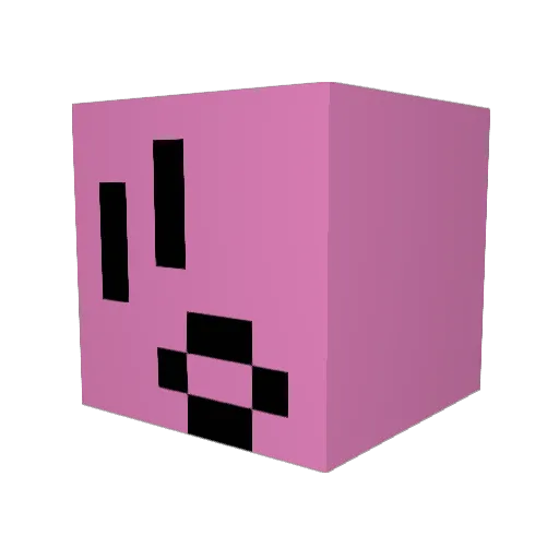 gurragrisgris Minecraft avatar head, 3D render