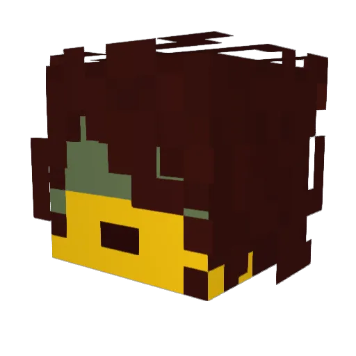 gus_gur_gloop Minecraft avatar head, 3D render