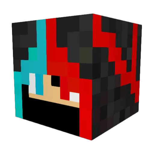gusdn0722 Minecraft avatar head, 3D render
