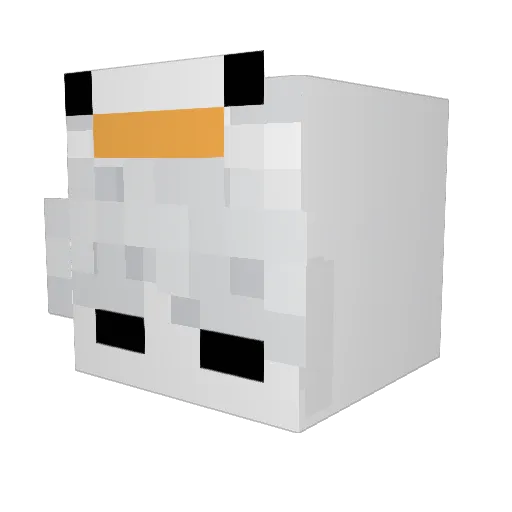 guseboy Minecraft avatar head, 3D render