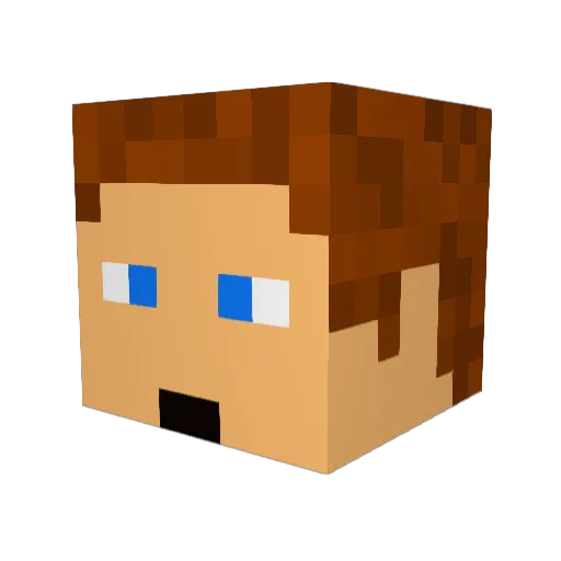 gusf15 Minecraft avatar head, 3D render