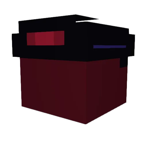 gushthfjsk Minecraft avatar head, 3D render