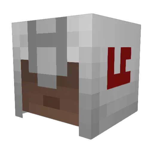guspapi Minecraft avatar head, 3D render
