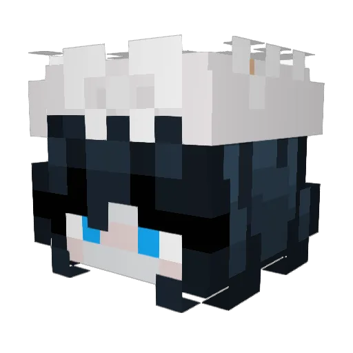 gusqlse2 Minecraft avatar head, 3D render