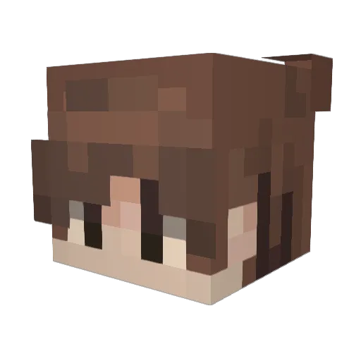 guss169 Minecraft avatar head, 3D render
