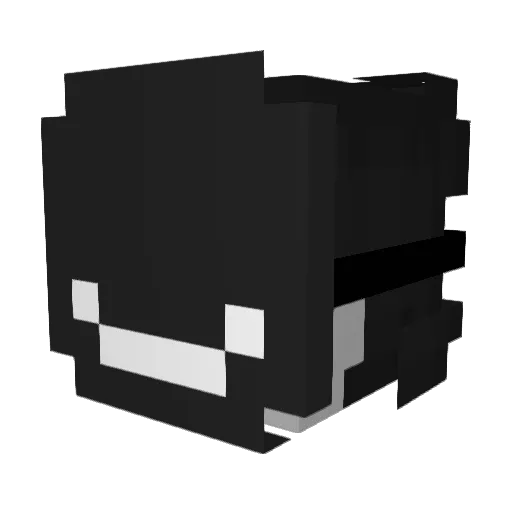gusta00 Minecraft avatar head, 3D render