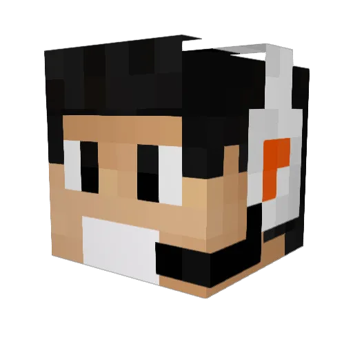 gustavo204 Minecraft avatar head, 3D render