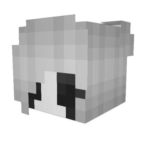 gustavokonuy Minecraft avatar head, 3D render