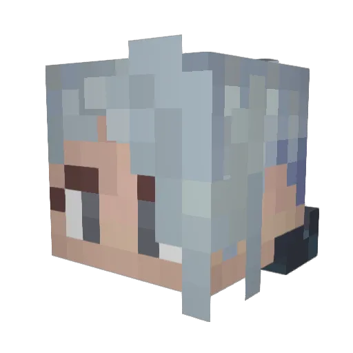 gustaxh_ Minecraft avatar head, 3D render