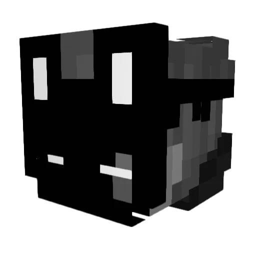 gustaxz69 Minecraft avatar head, 3D render