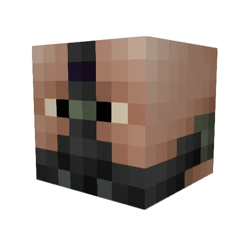 gusten95 Minecraft avatar head, 3D render