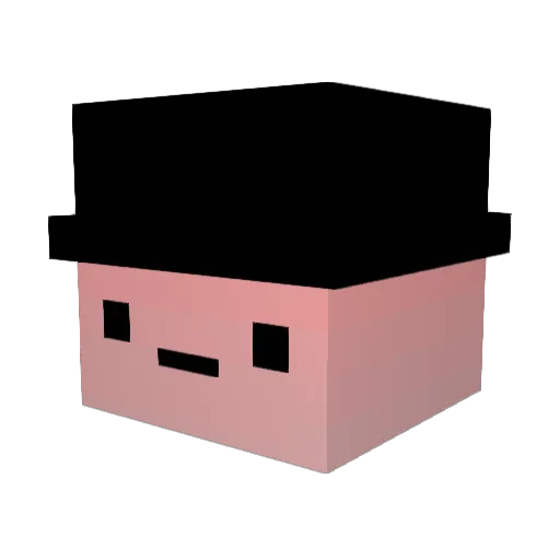 gusthegrea1 Minecraft avatar head, 3D render