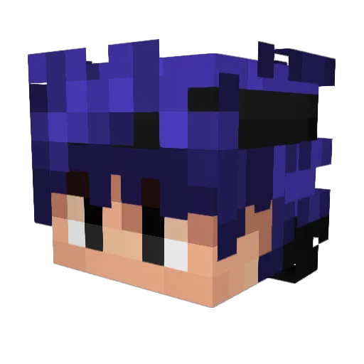 gustl39 Minecraft avatar head, 3D render