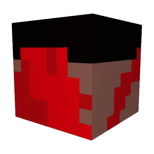 gustofr Minecraft avatar head, 3D render