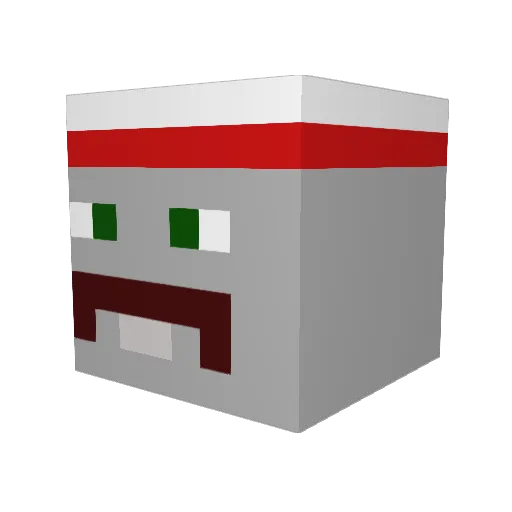 gustus305 Minecraft avatar head, 3D render
