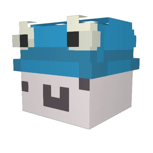 guswp2862 Minecraft avatar head, 3D render