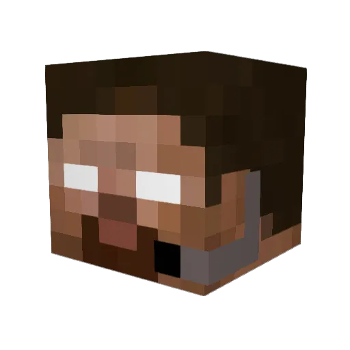 gutao__ Minecraft avatar head, 3D render