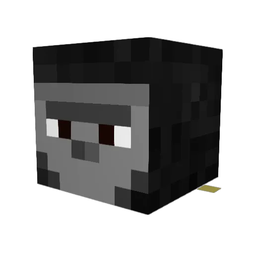 guts762 Minecraft avatar head, 3D render