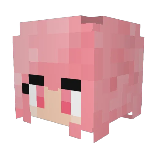 gutsk Minecraft avatar head, 3D render