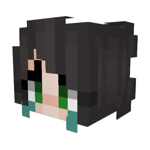 gutter_goblin Minecraft avatar head, 3D render