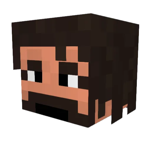 guttergoat5 Minecraft avatar head, 3D render