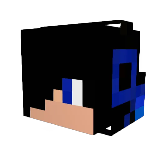 guu0461 Minecraft avatar head, 3D render
