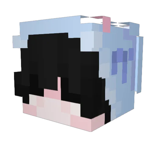guungle Minecraft avatar head, 3D render