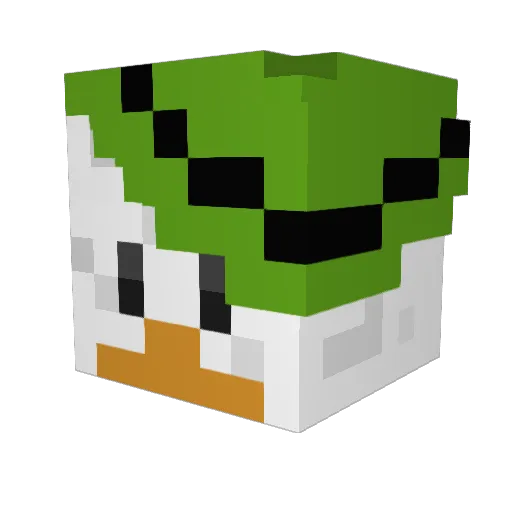 guusd073 Minecraft avatar head, 3D render