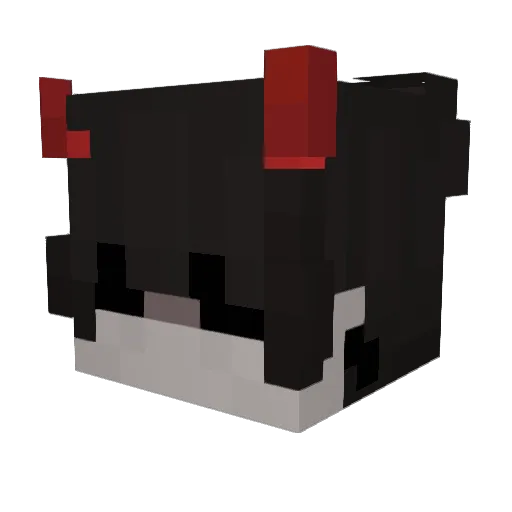 guva_xd Minecraft avatar head, 3D render