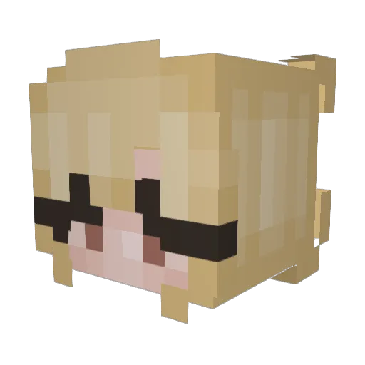 guwon_ Minecraft avatar head, 3D render
