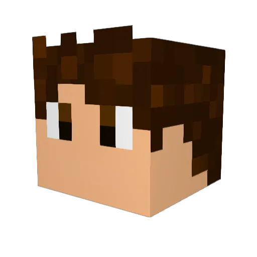 guy425n Minecraft avatar head, 3D render