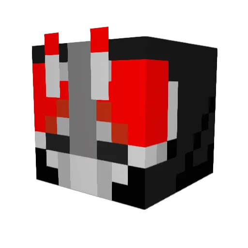 guya412 Minecraft avatar head, 3D render
