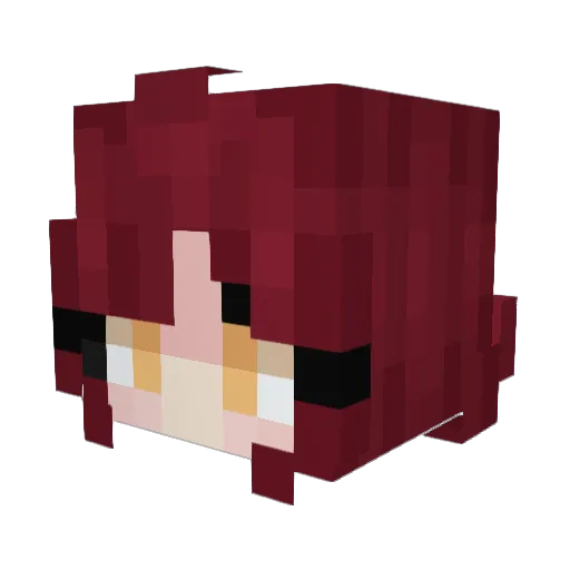 guyers Minecraft avatar head, 3D render