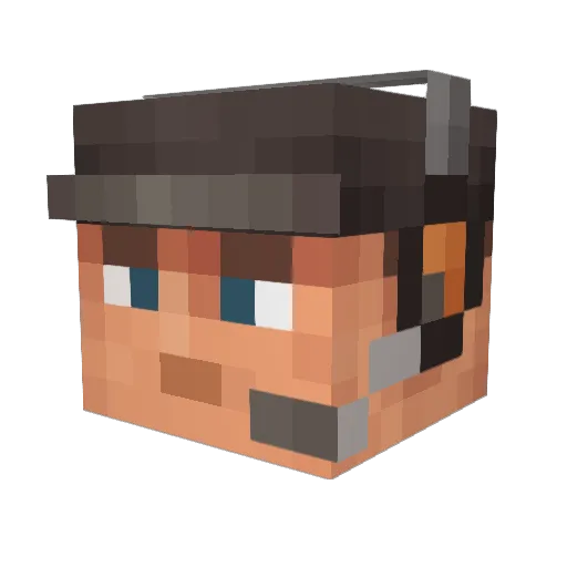 guyfarting21 Minecraft avatar head, 3D render