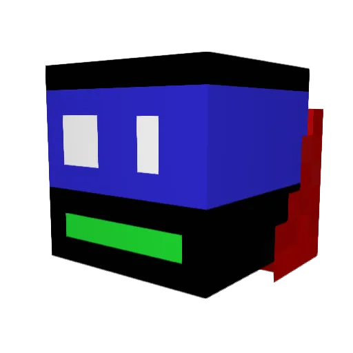 guygie Minecraft avatar head, 3D render
