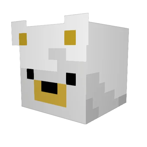 guygreen123 Minecraft avatar head, 3D render