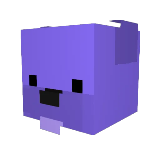 guyhh Minecraft avatar head, 3D render