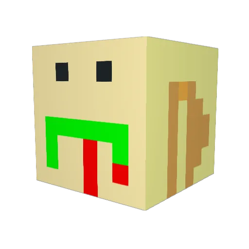 guysmart20 Minecraft avatar head, 3D render