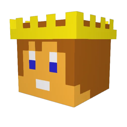 guytwentyfour Minecraft avatar head, 3D render