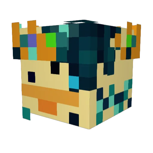guyzo77 Minecraft avatar head, 3D render